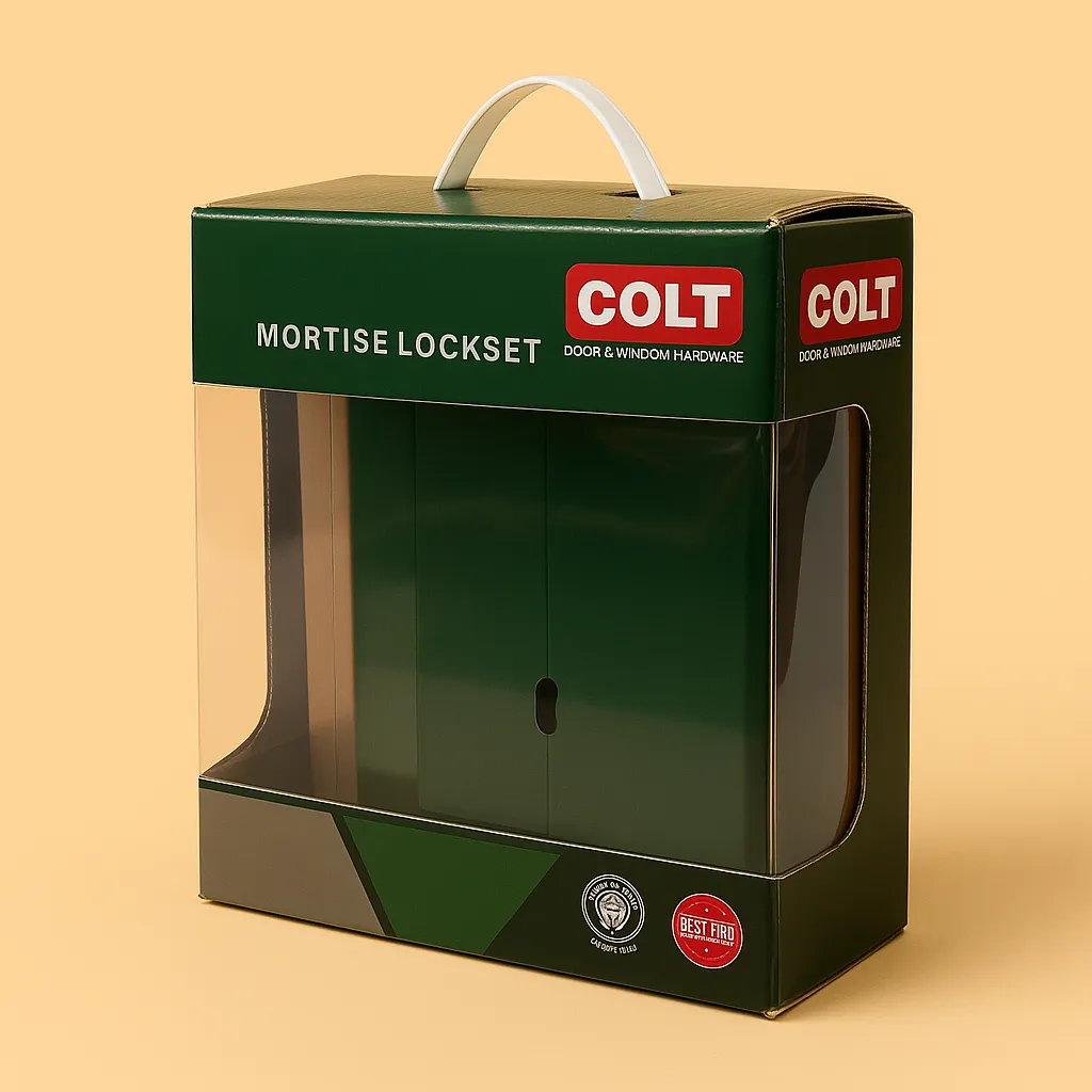 Review-กล่องลูกฟูกเจาะหน้าต่างพร้อมหูหิ้วพลาสติก